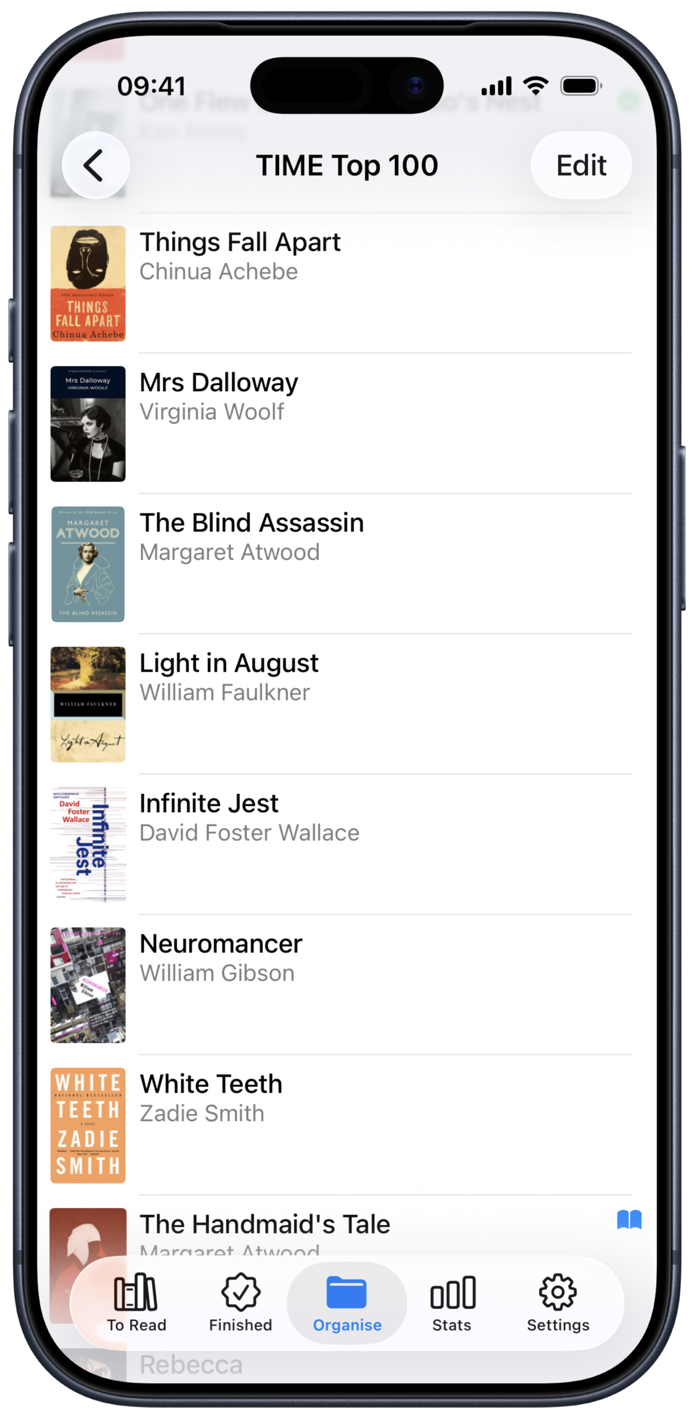 Organise your book collection with the Reading List app